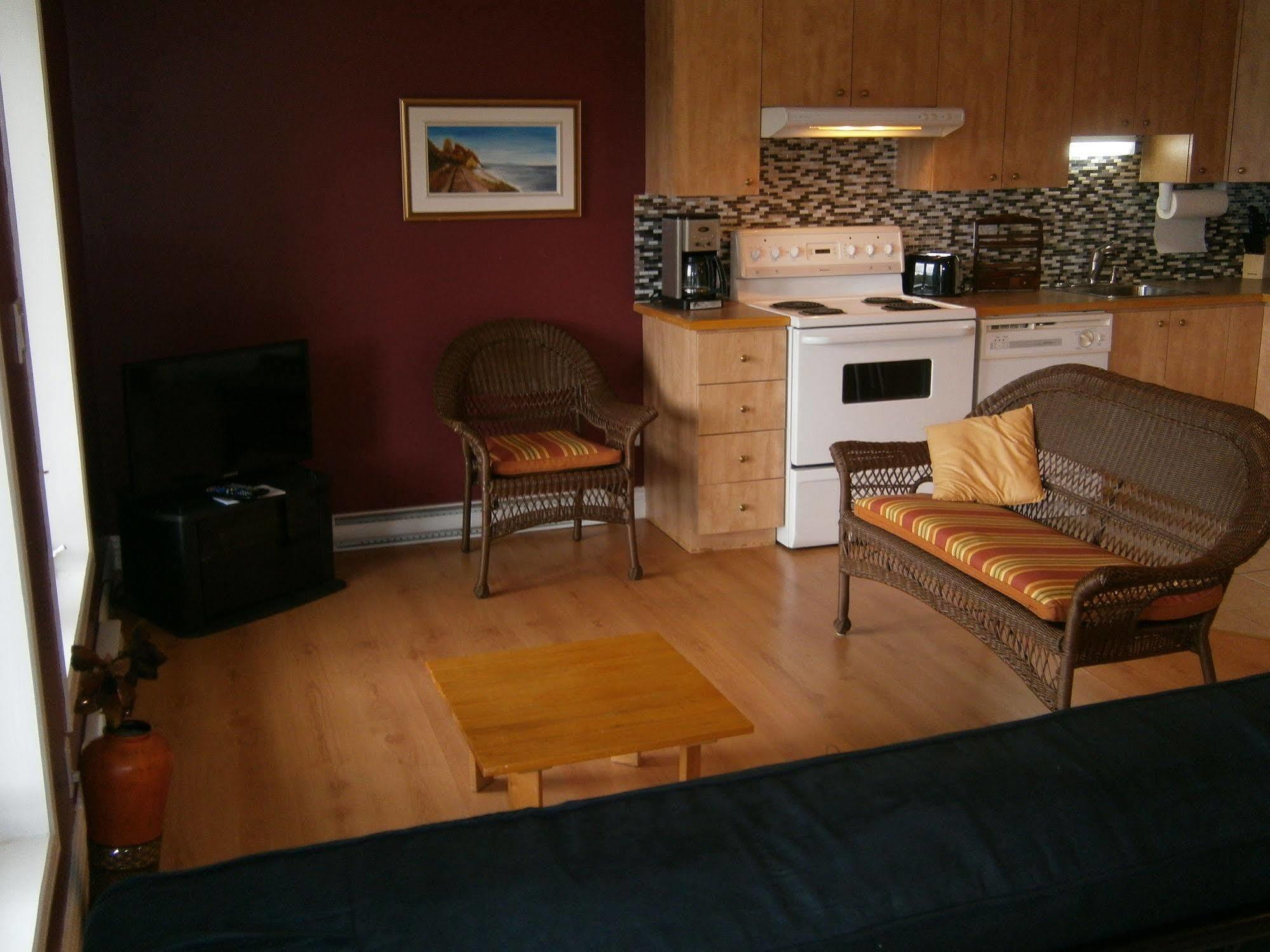 Apartmán Panoramique Du Fjord LʼAnse-Saint-Jean Exteriér fotografie