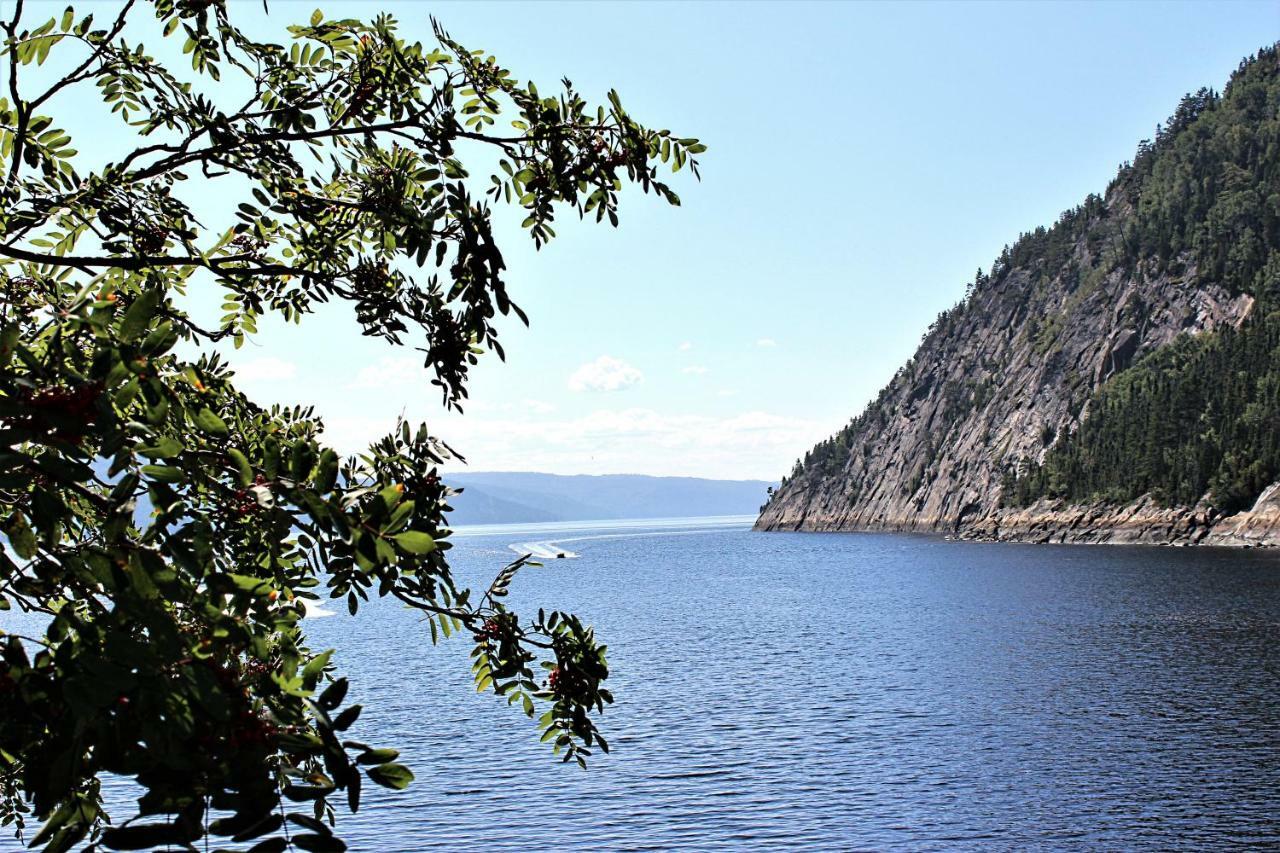 Apartmán Panoramique Du Fjord LʼAnse-Saint-Jean Exteriér fotografie