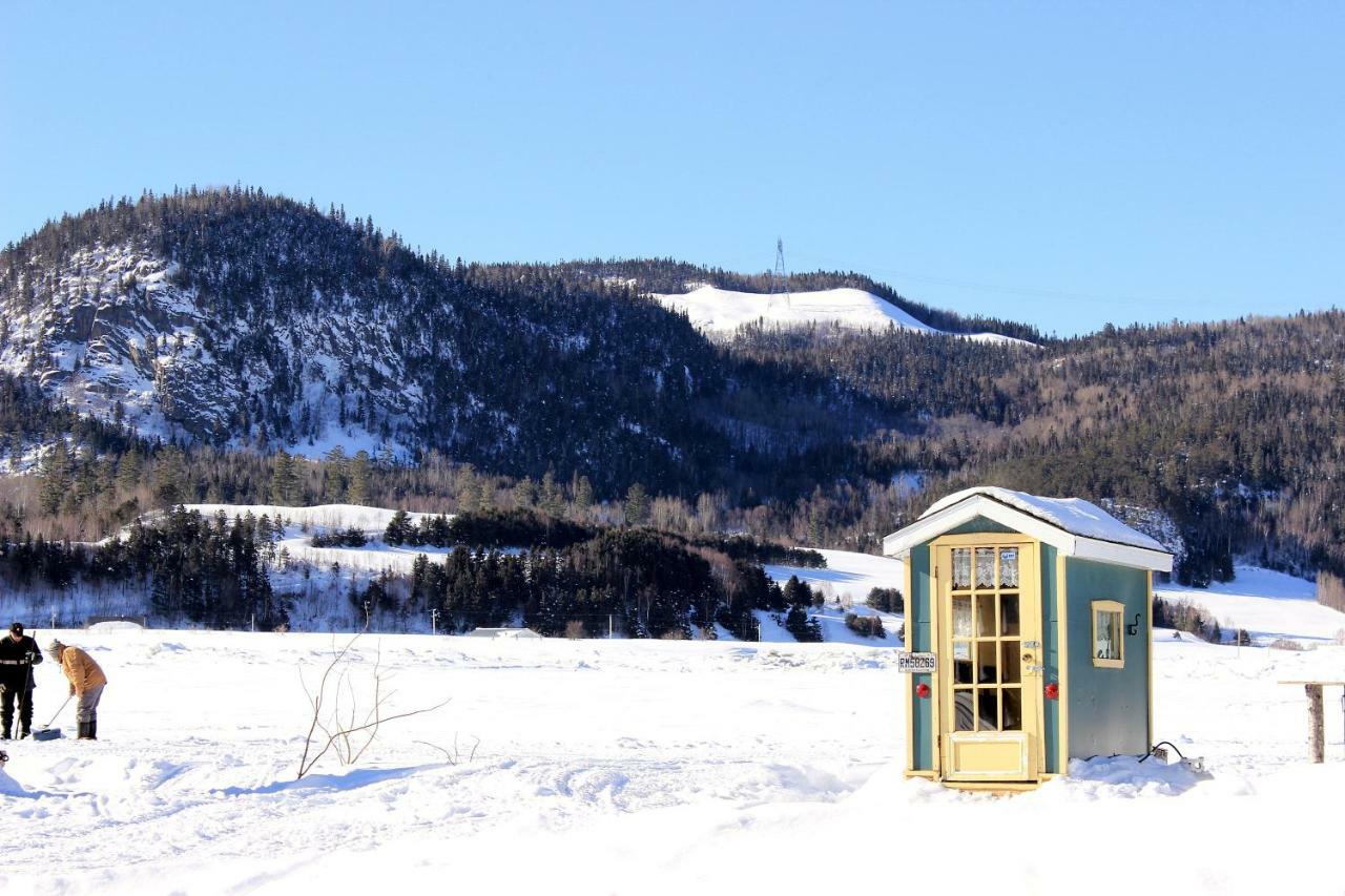Apartmán Panoramique Du Fjord LʼAnse-Saint-Jean Exteriér fotografie
