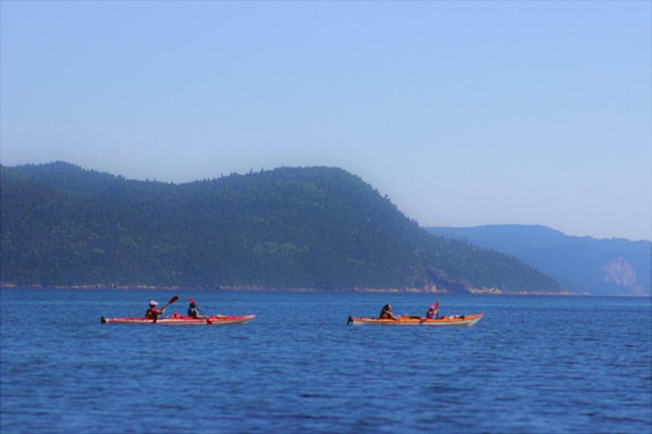 Apartmán Panoramique Du Fjord LʼAnse-Saint-Jean Exteriér fotografie