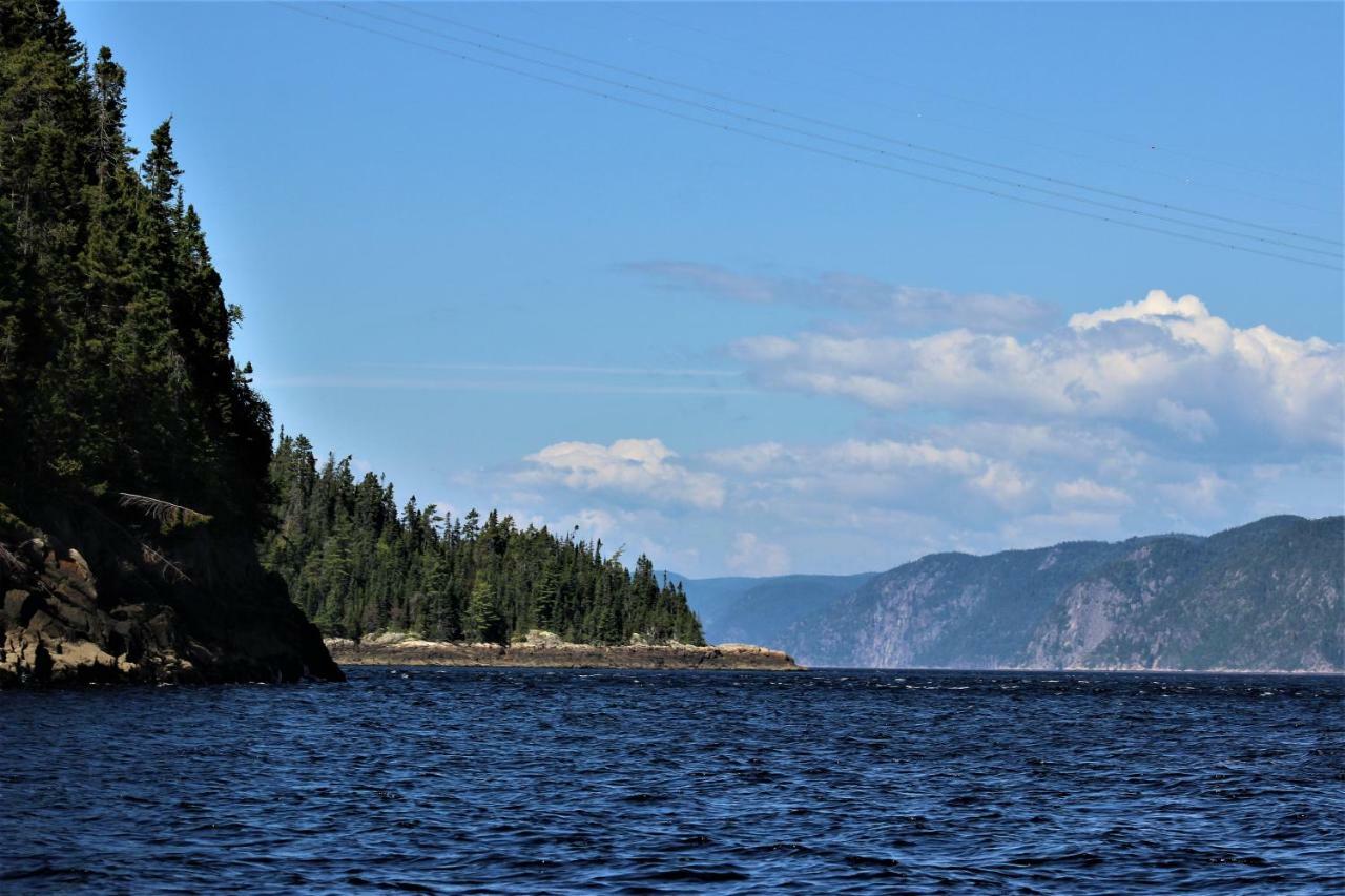 Apartmán Panoramique Du Fjord LʼAnse-Saint-Jean Exteriér fotografie